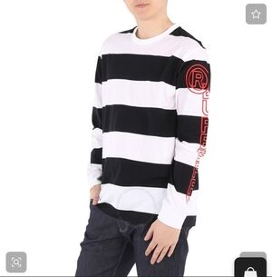 Burberry Monochrome Striped Tee